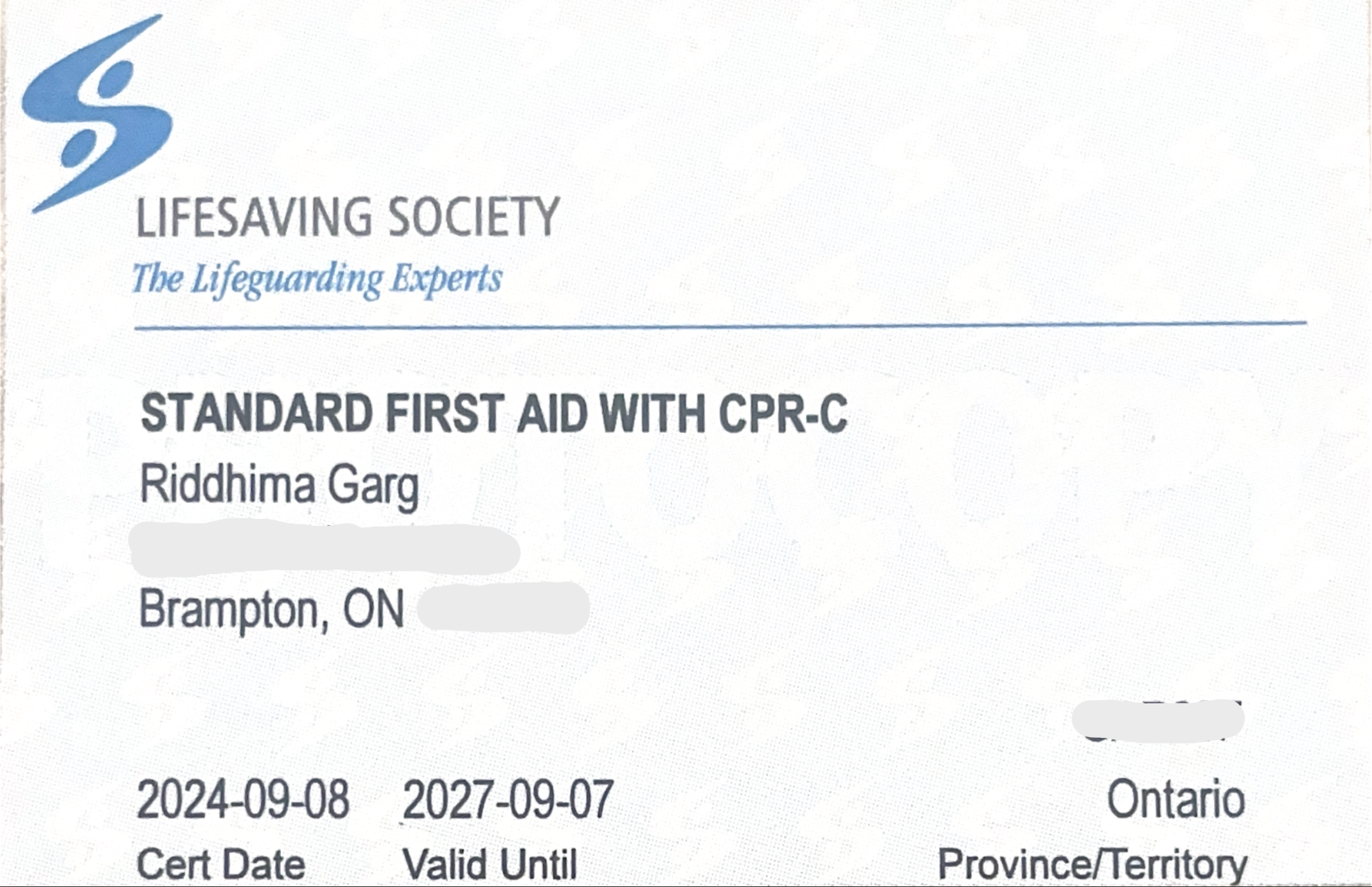 cpr certification
